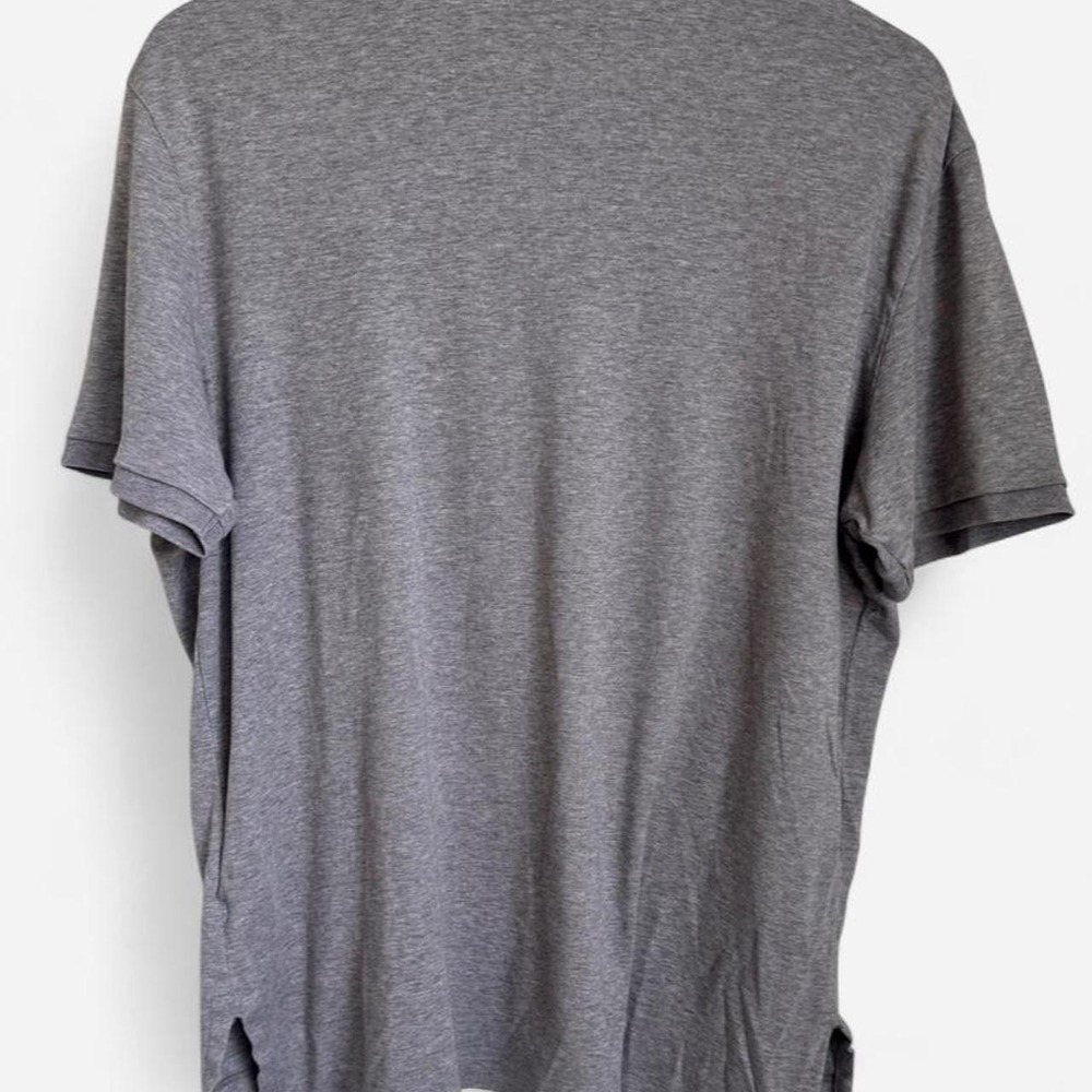 Polo Ralph Lauren Men's Gray Luxury Touch Slim Fit Polo Shirt L - Picture 2 of 5